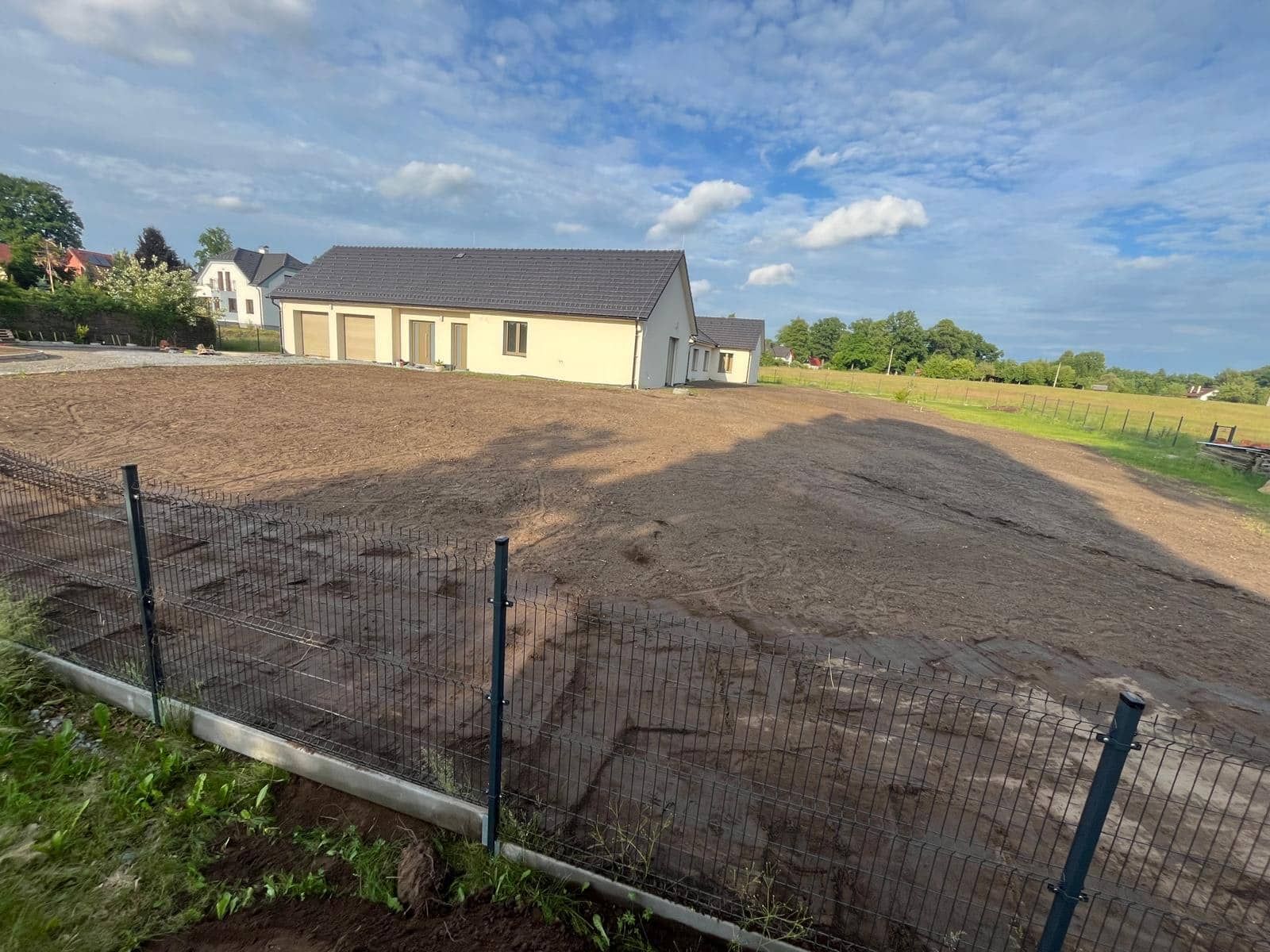 Výkopové práce pro stavbu